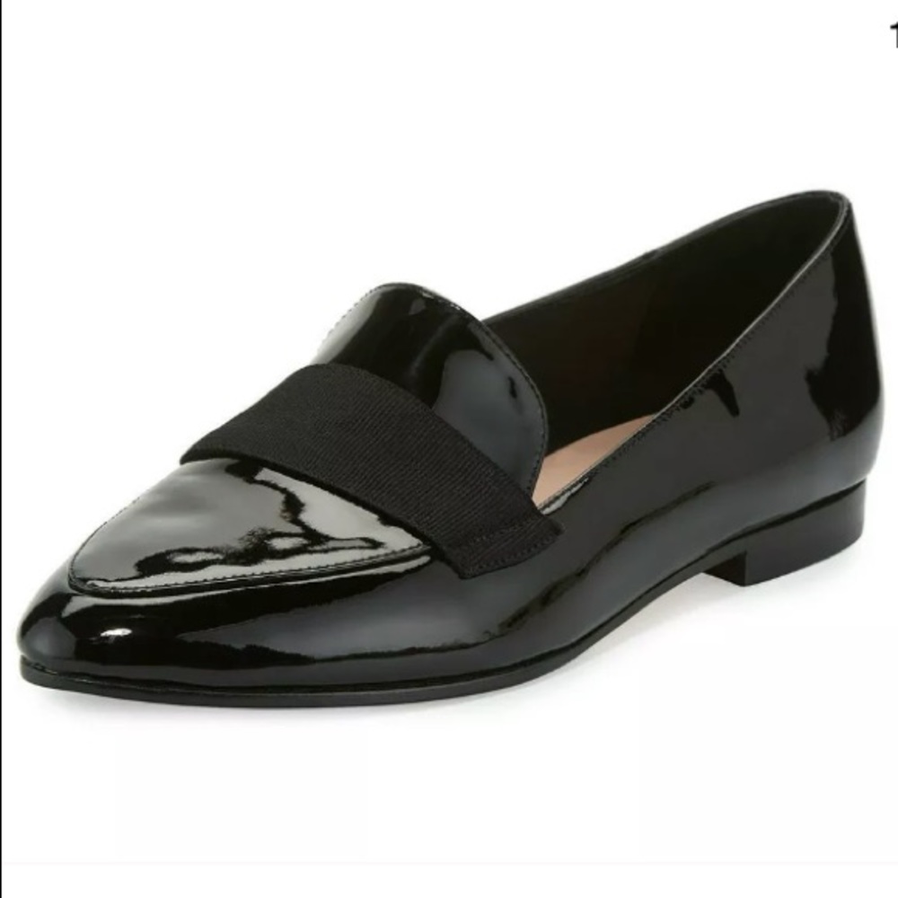 Kate Spade Black Leather Corina Flats / Loafers